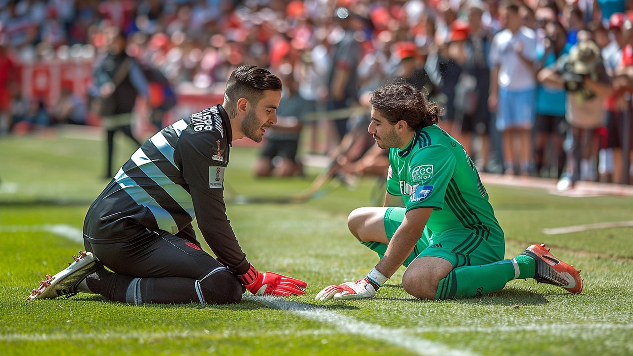 Árbitro Auxiliar desmaia em campo durante jogo Peru x Canadá na Copa América